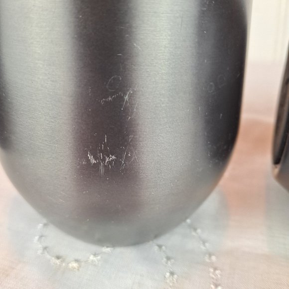 Set of 2 Oggi Stainless Steel Wine Tumblers Lidded - Picture 6 of 6